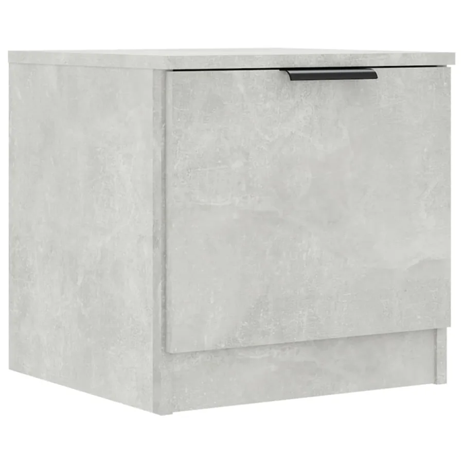 Tables de chevet 2 pcs Gris béton 40x39x40 cm - 5
