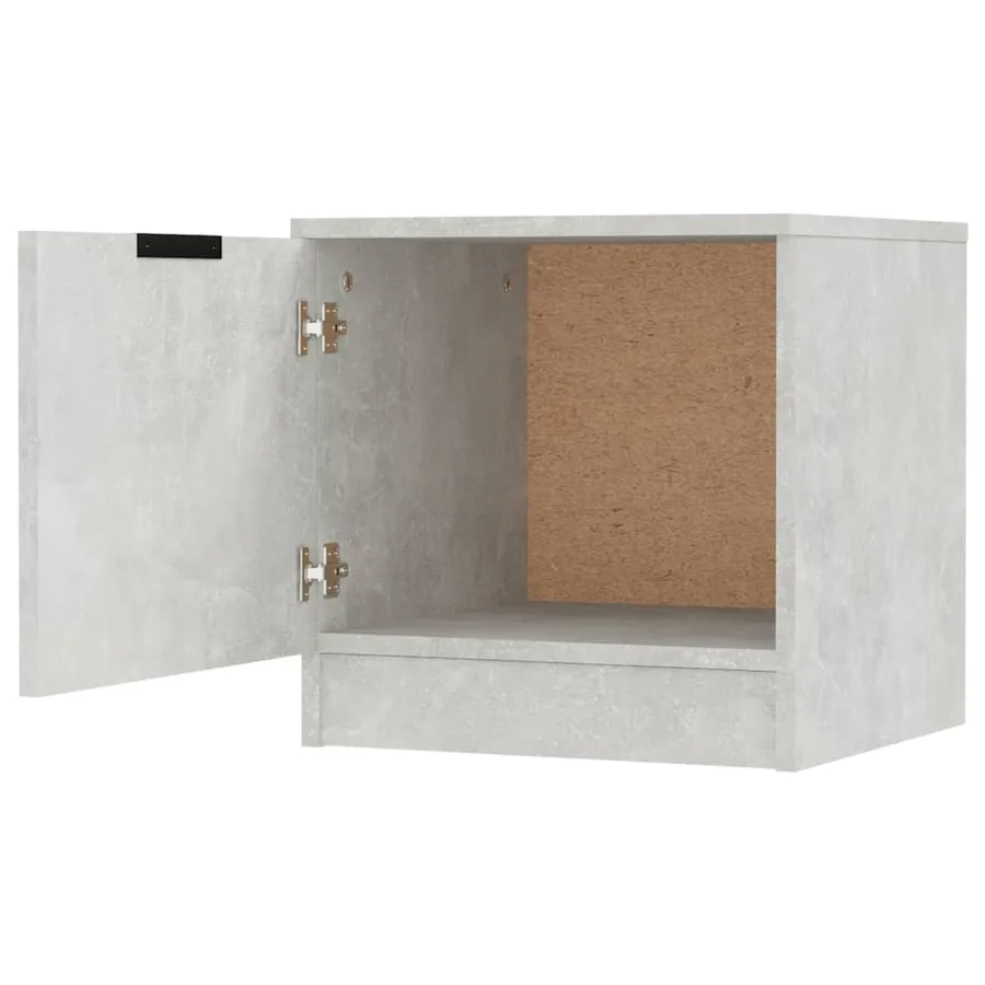 Tables de chevet 2 pcs Gris béton 40x39x40 cm - 7