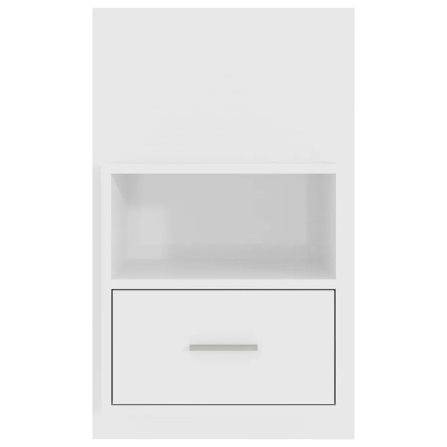 Table de chevet murale Blanc brillant - 4