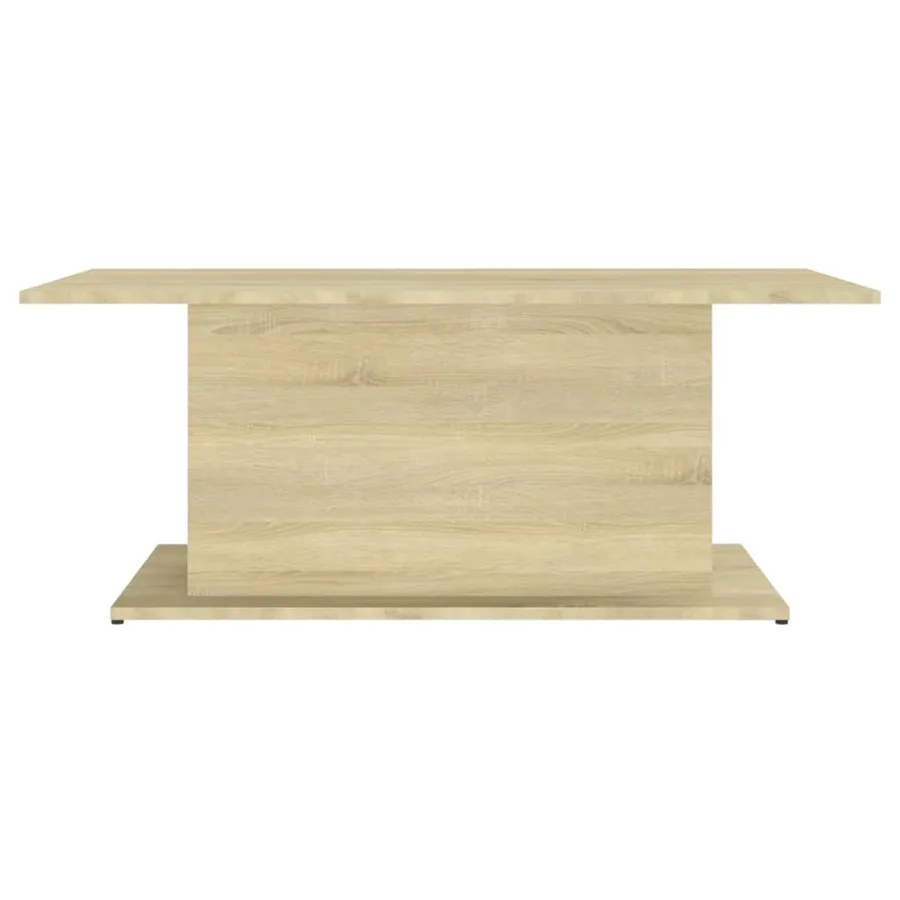 Table basse chêne sonoma 102x55,5x40 cm bois d'ingénierie - 4