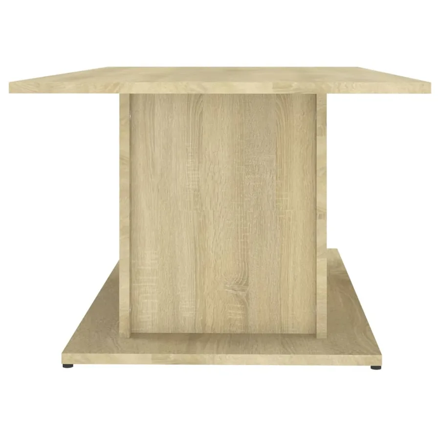Table basse chêne sonoma 102x55,5x40 cm bois d'ingénierie - 5