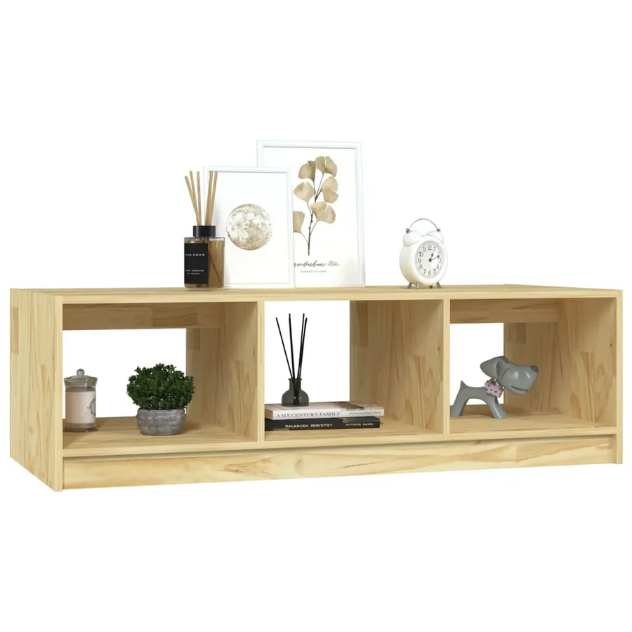 Table basse 110x50x34 cm Bois de pin massif - 4