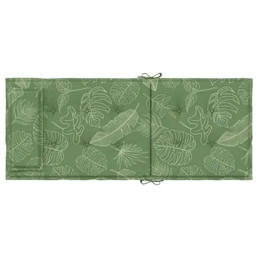 Coussins de chaise à dossier haut lot de 6 modèle de feuille - 7