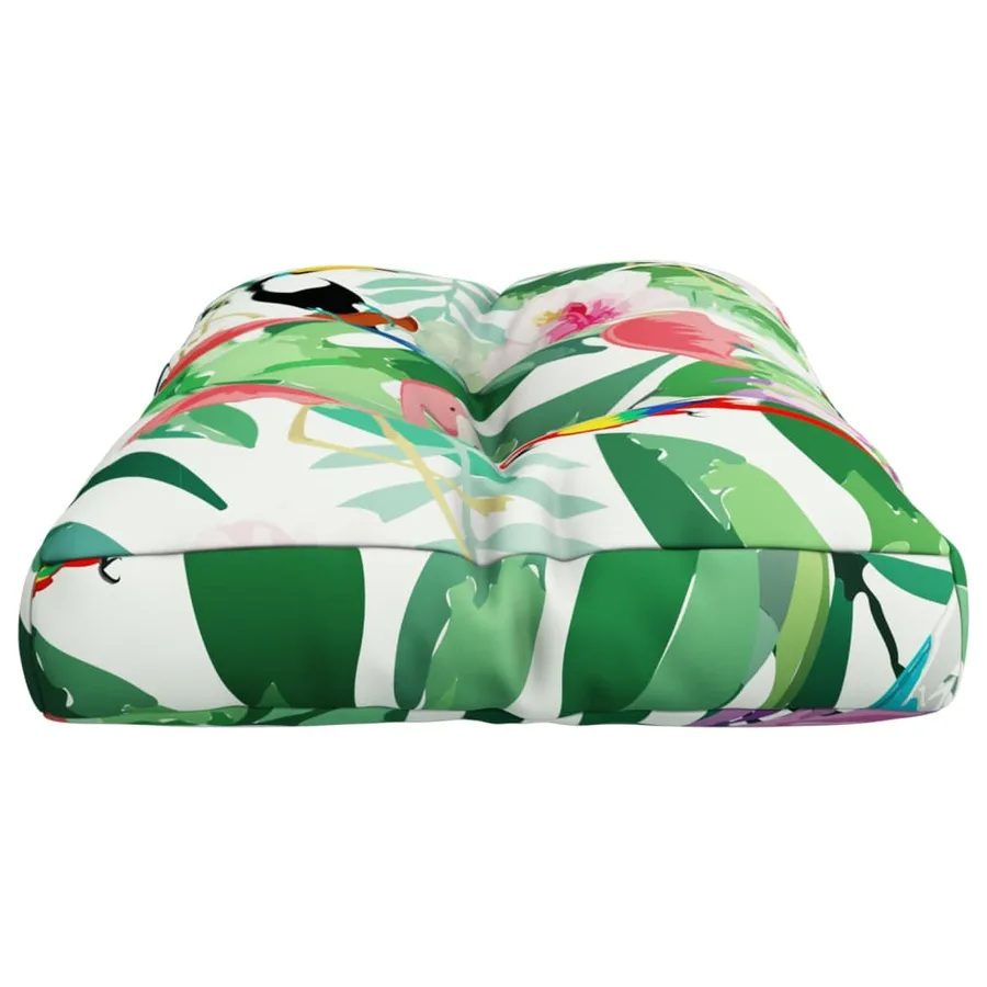 Coussin de palette multicolore 70x40x12 cm tissu - 6