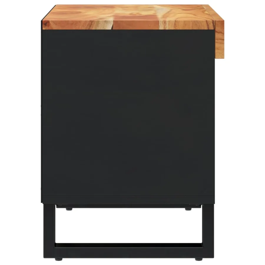 Meuble TV 60x33x43,5 cm bois d'acacia massif - 4