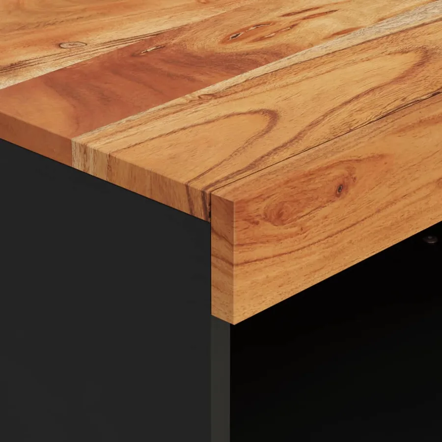 Meuble TV 60x33x43,5 cm bois d'acacia massif - 6