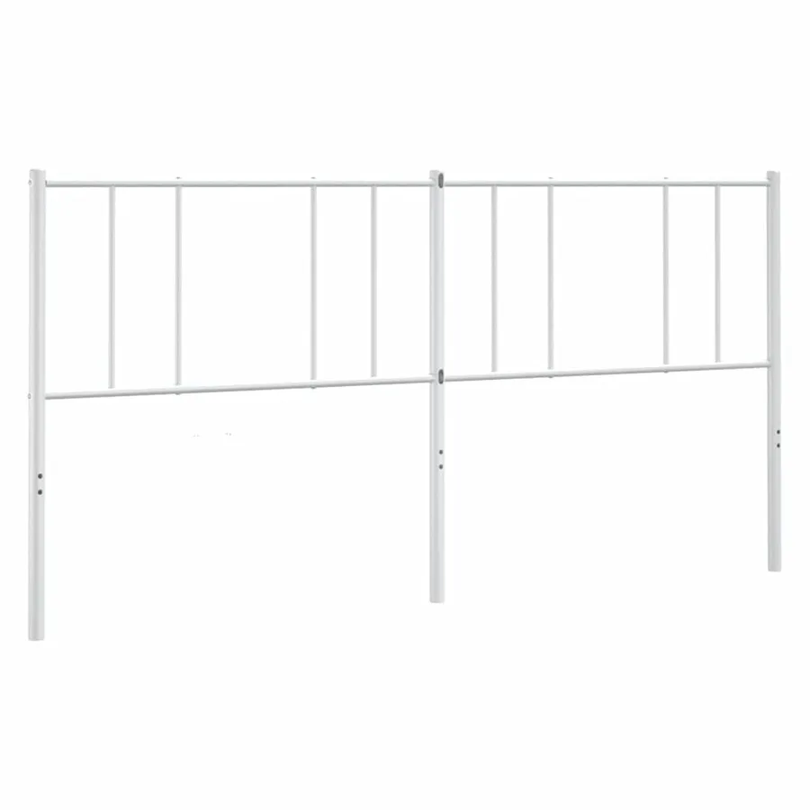 Tête de lit de remplacement métal blanc 193 cm - 2