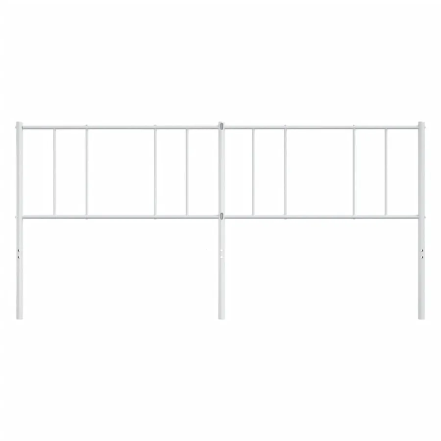 Tête de lit de remplacement métal blanc 193 cm - 4