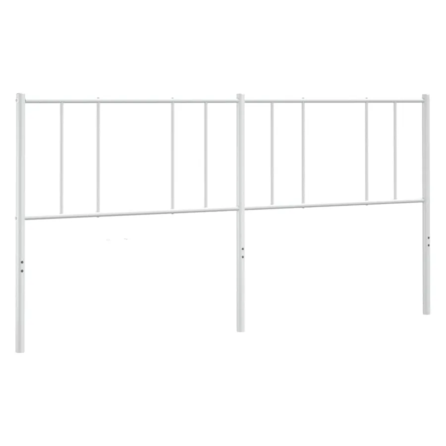 Tête de lit de remplacement métal blanc 193 cm - 5