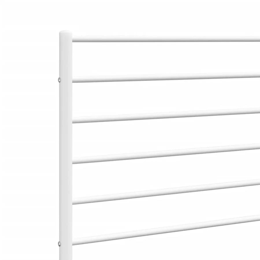 Tête de lit de remplacement métal blanc 120 cm - 6