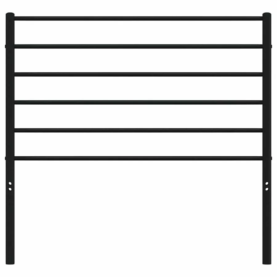 Tête de lit de remplacement métal noir 80 cm - 4