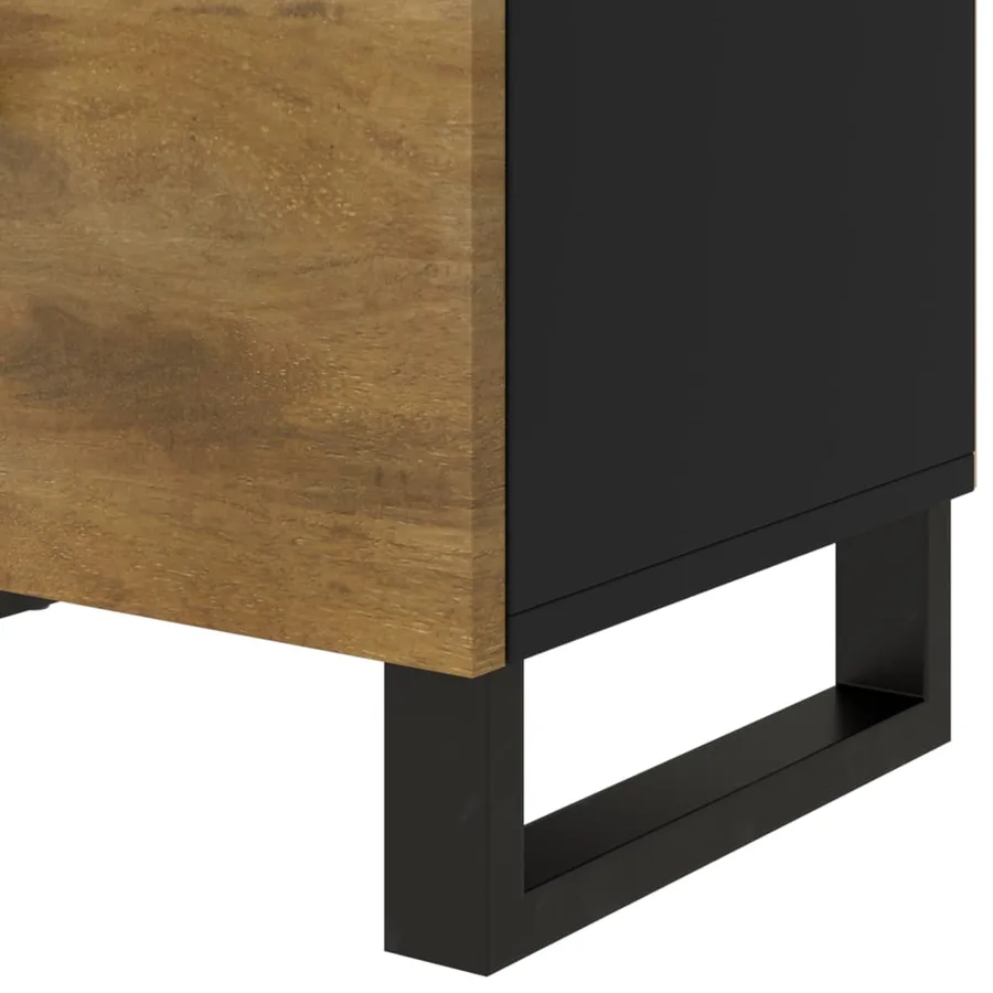 Table de chevet 50x33x60 cm Bois de manguier et d'ingénierie - 7