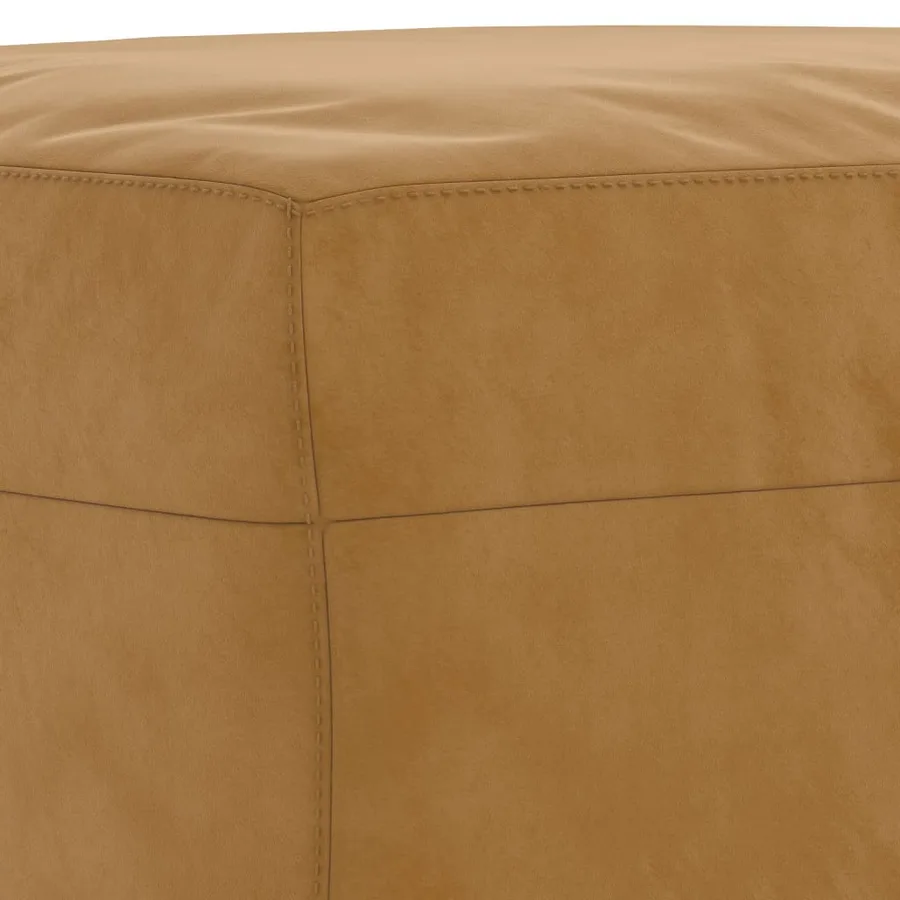 Banc Marron 70x35x41 cm Velours - 5