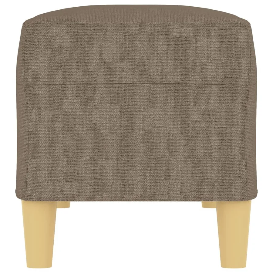 Banc Taupe 100x35x41 cm Tissu - 4