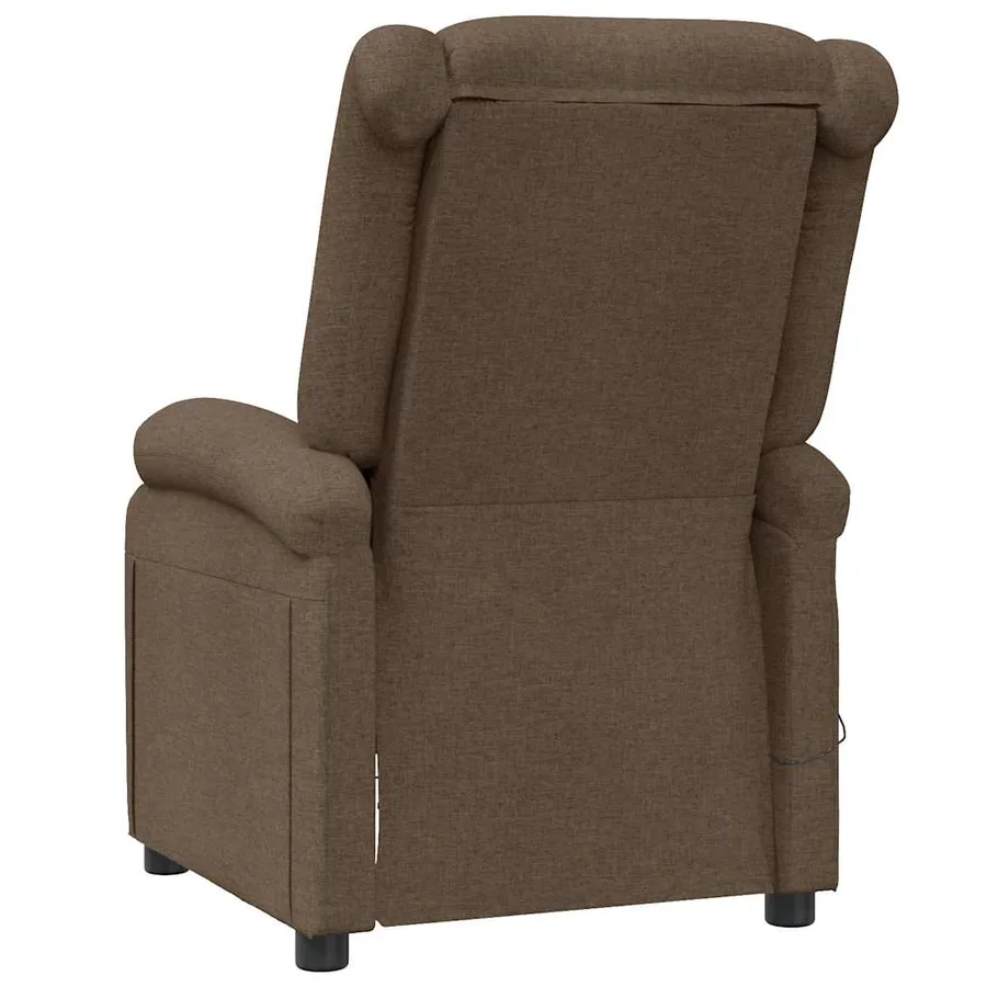 Fauteuil de massage Marron Tissu - 5