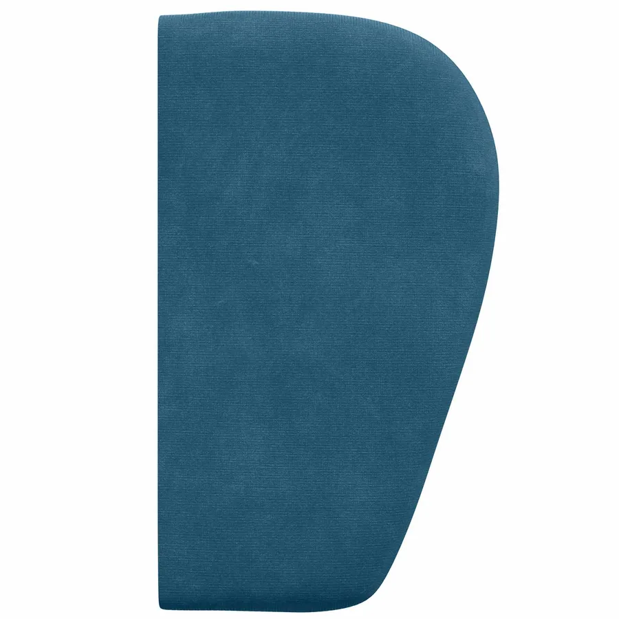Oreille de tête de lit Bleu 40 x 23 x 6 cm Velours - 7
