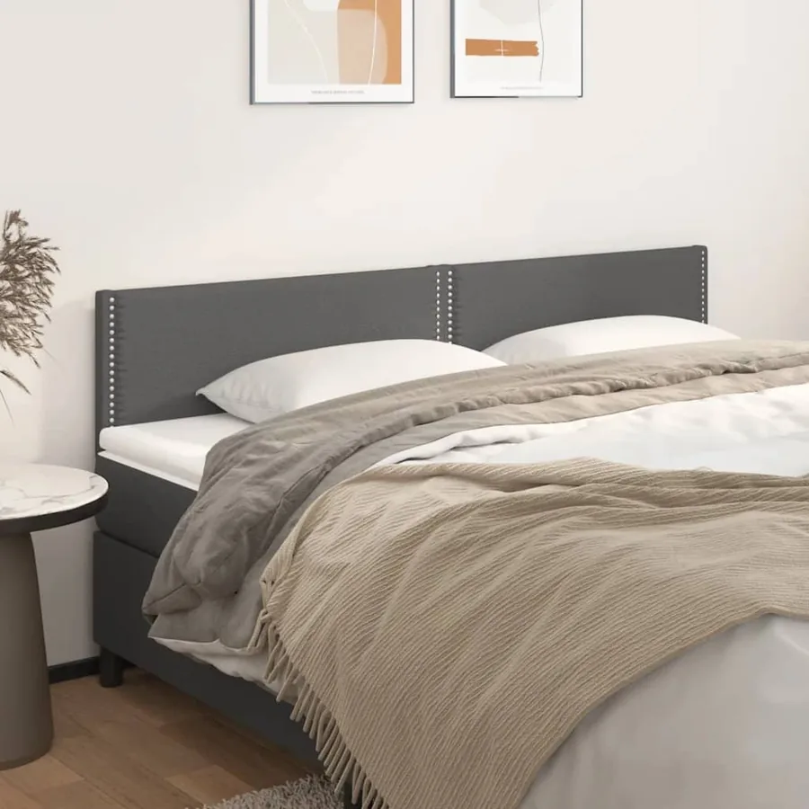 Têtes de lit Gris 180x5x78/88 cm Similicuir