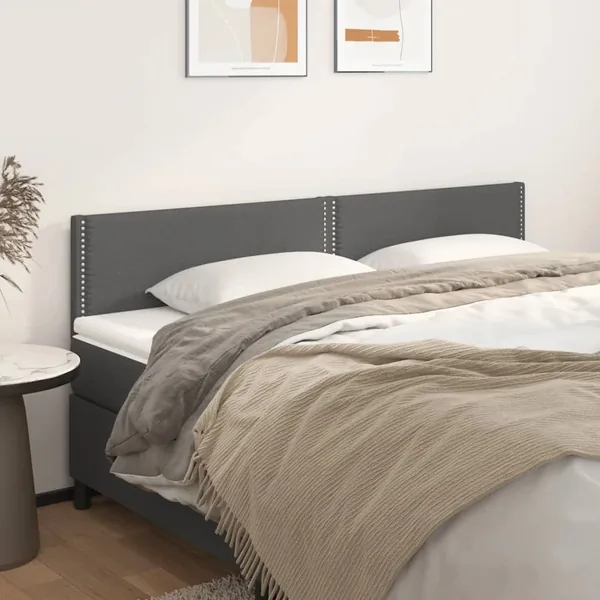Têtes de lit Gris 180x5x78/88 cm Similicuir