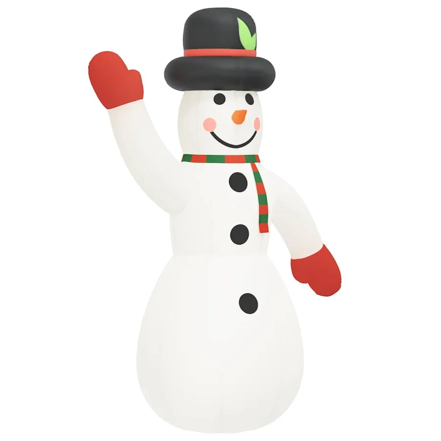 Bonhomme de neige gonflable avec LED 455 cm - 3