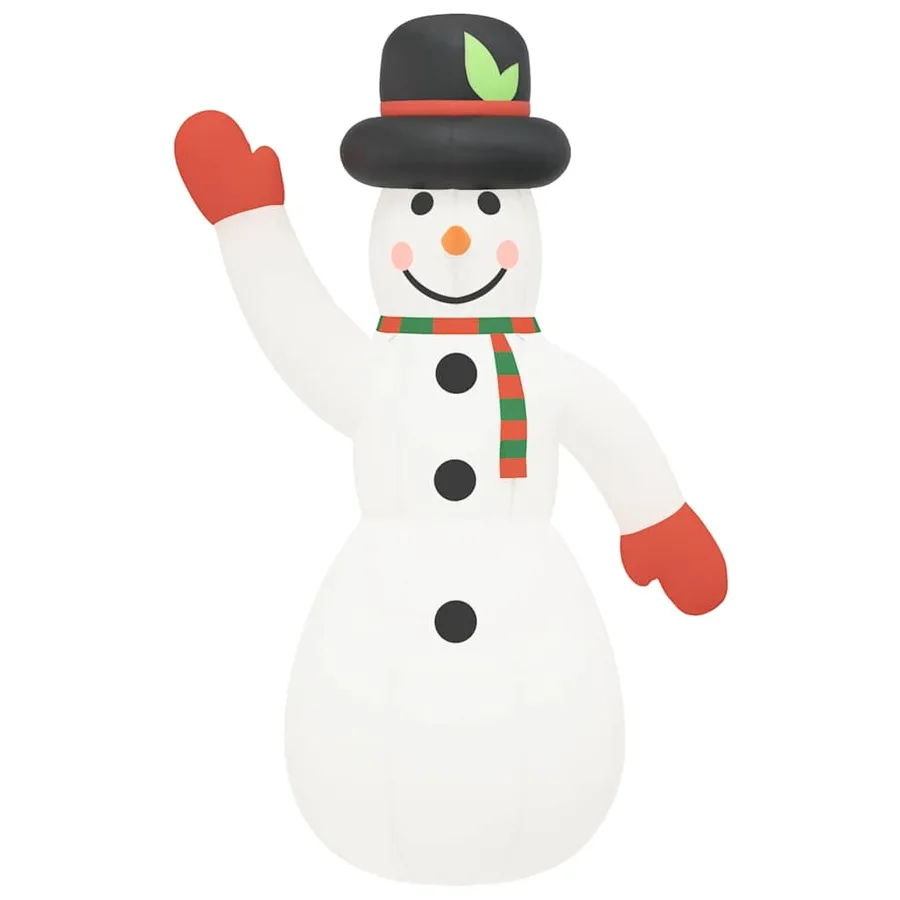 Bonhomme de neige gonflable avec LED 455 cm - 4