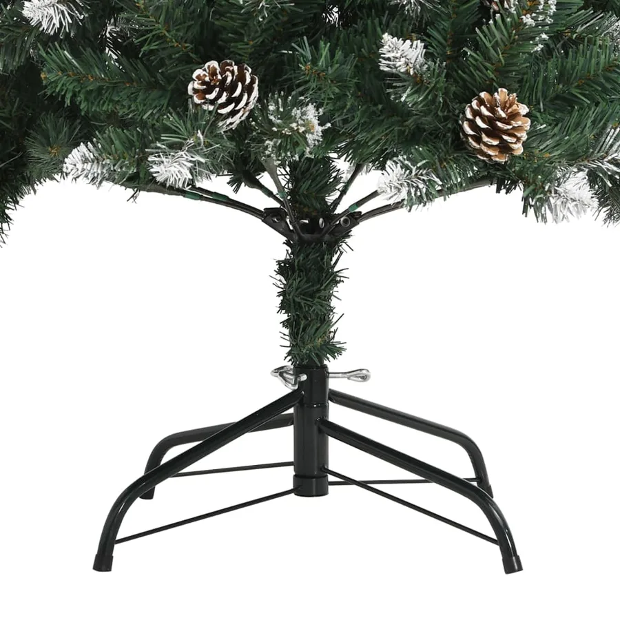 Sapin de Noël artificiel avec support Vert 150 cm PVC - 7
