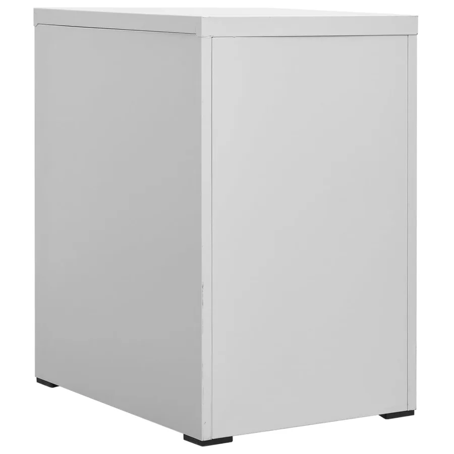 Classeur Gris clair 46x62x72,5 cm Acier - 3