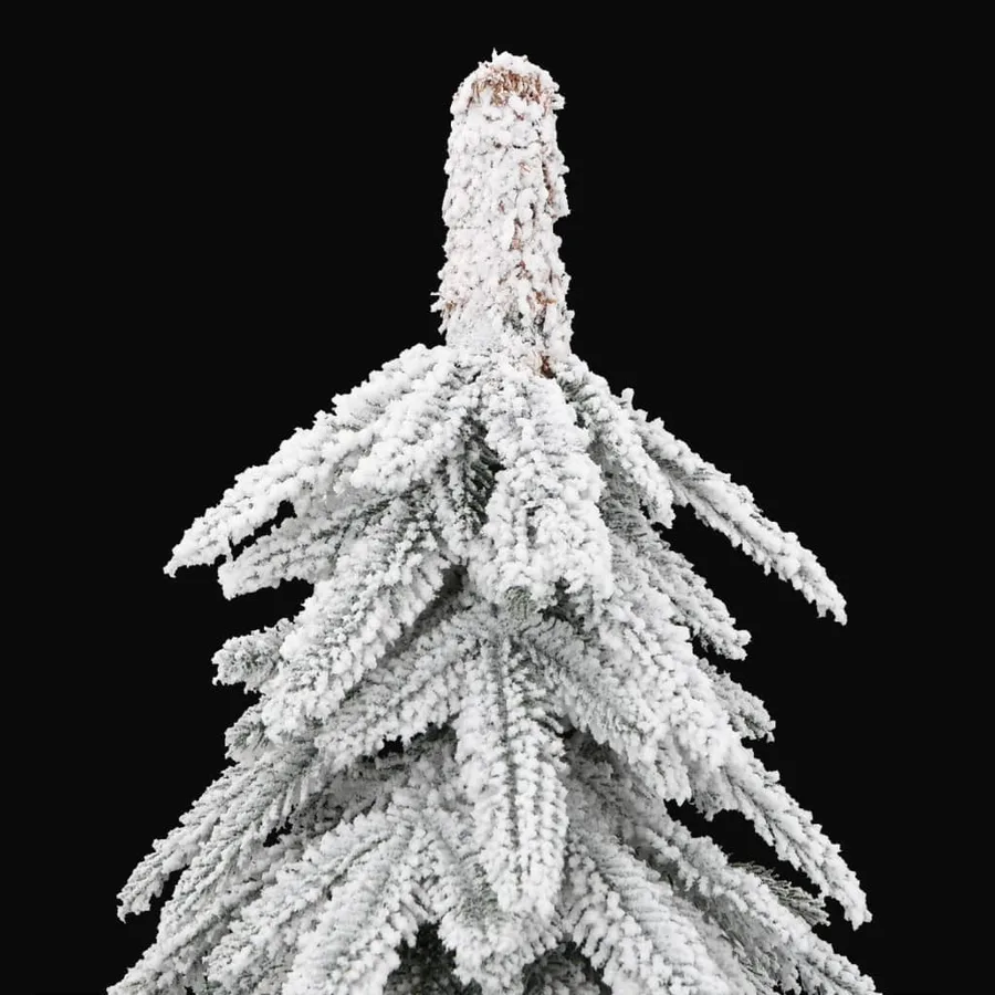 Sapin de Noël artificiel avec neige floquée 210 cm - 5