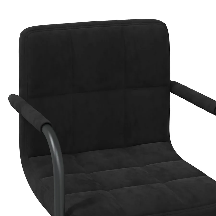 Tabouret de bar Noir Velours - 7