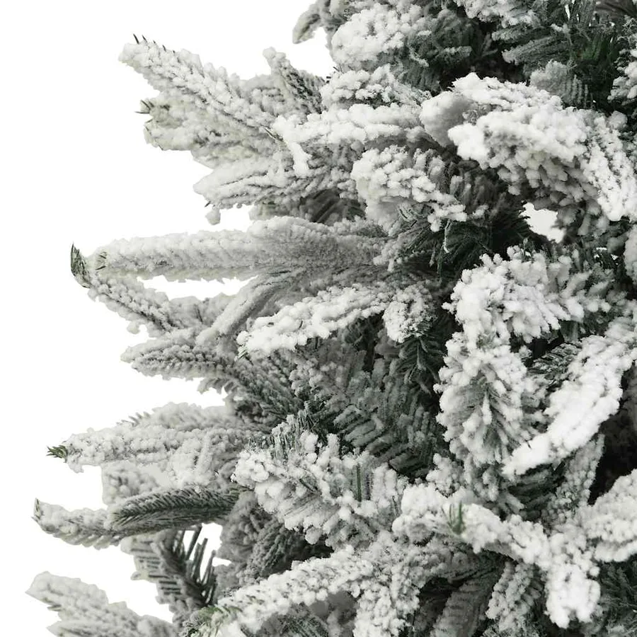 Sapin de Noël artificiel à flocons de neige Vert 180 cm PVC/PE - 5