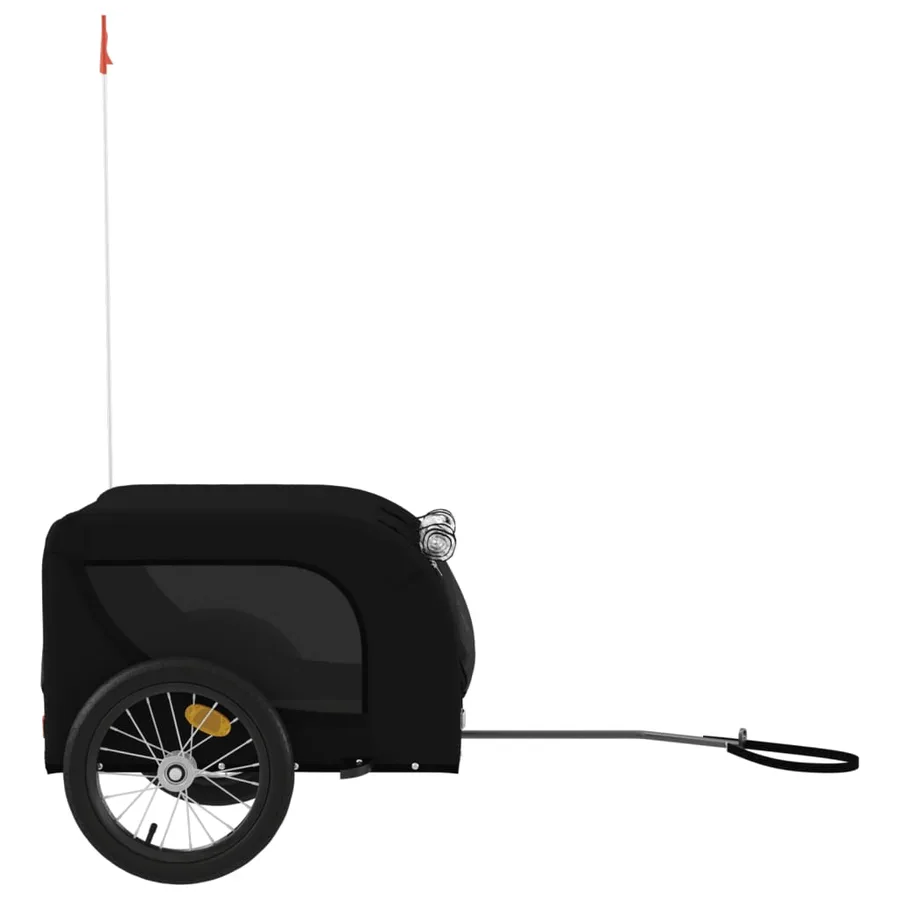 Remorque de vélo pour animaux de compagnie noir - 5
