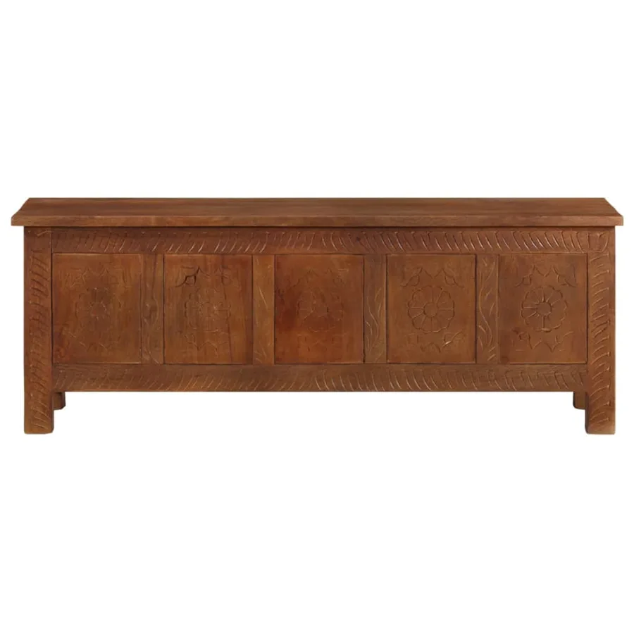 Boîte de rangement 110x30x40 cm Bois de manguier solide - 2