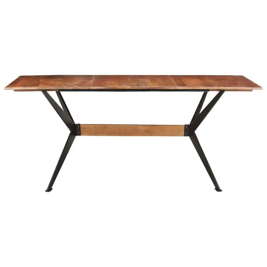 Table à manger 180x90x76 cm Bois de manguier massif - 2