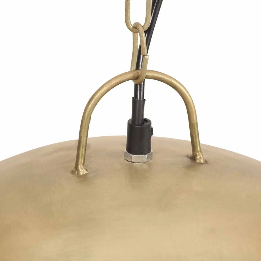 Lampe suspendue industrielle vintage 25 W Laiton Rond 41 cm E27 - 6