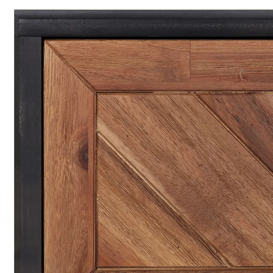 Table basse 90x50x40 cm Bois d'acacia massif et MDF - 6