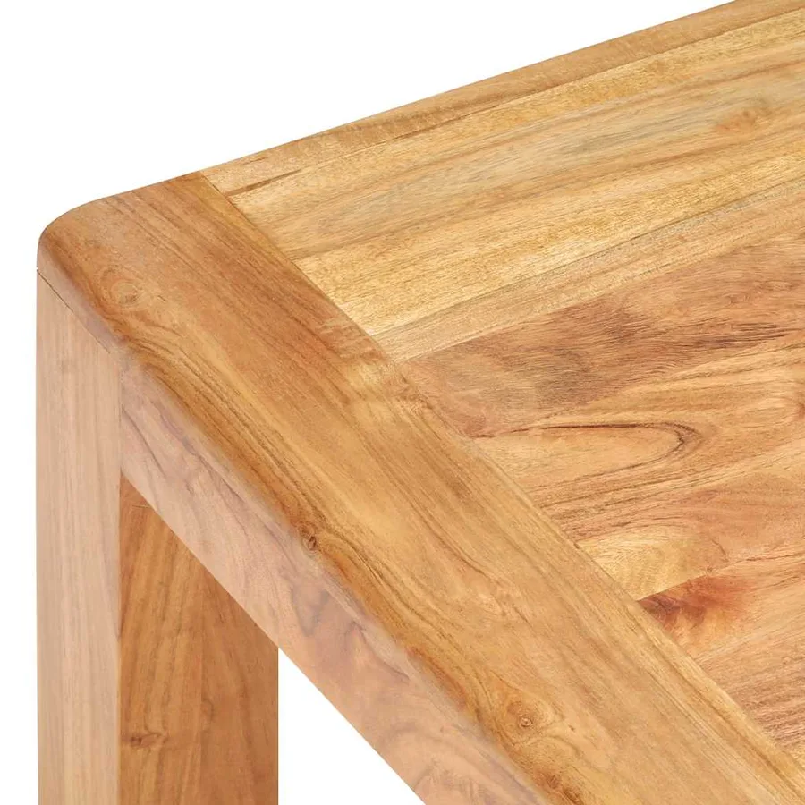 Table basse 110x60x35 cm Bois d'acacia massif et finition miel - 4
