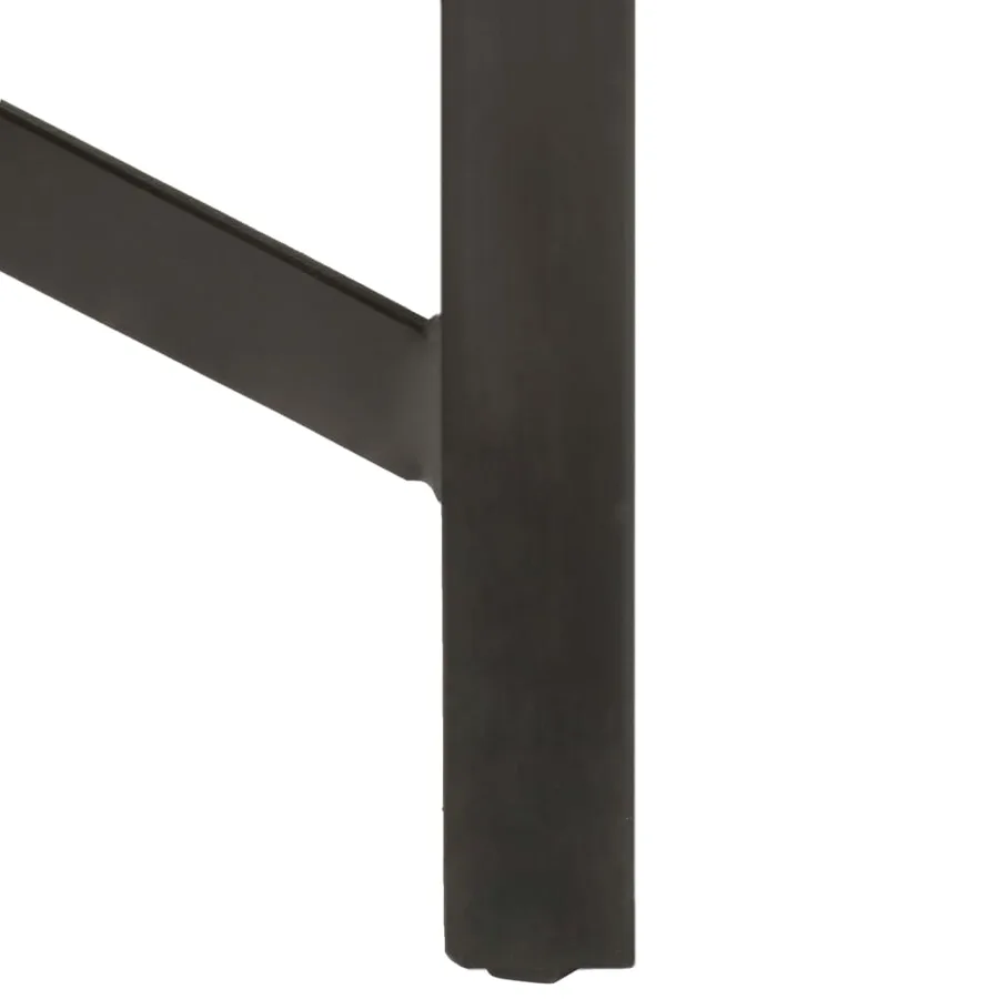 Table de bar 150x70x107 cm Bois de manguier brut - 6