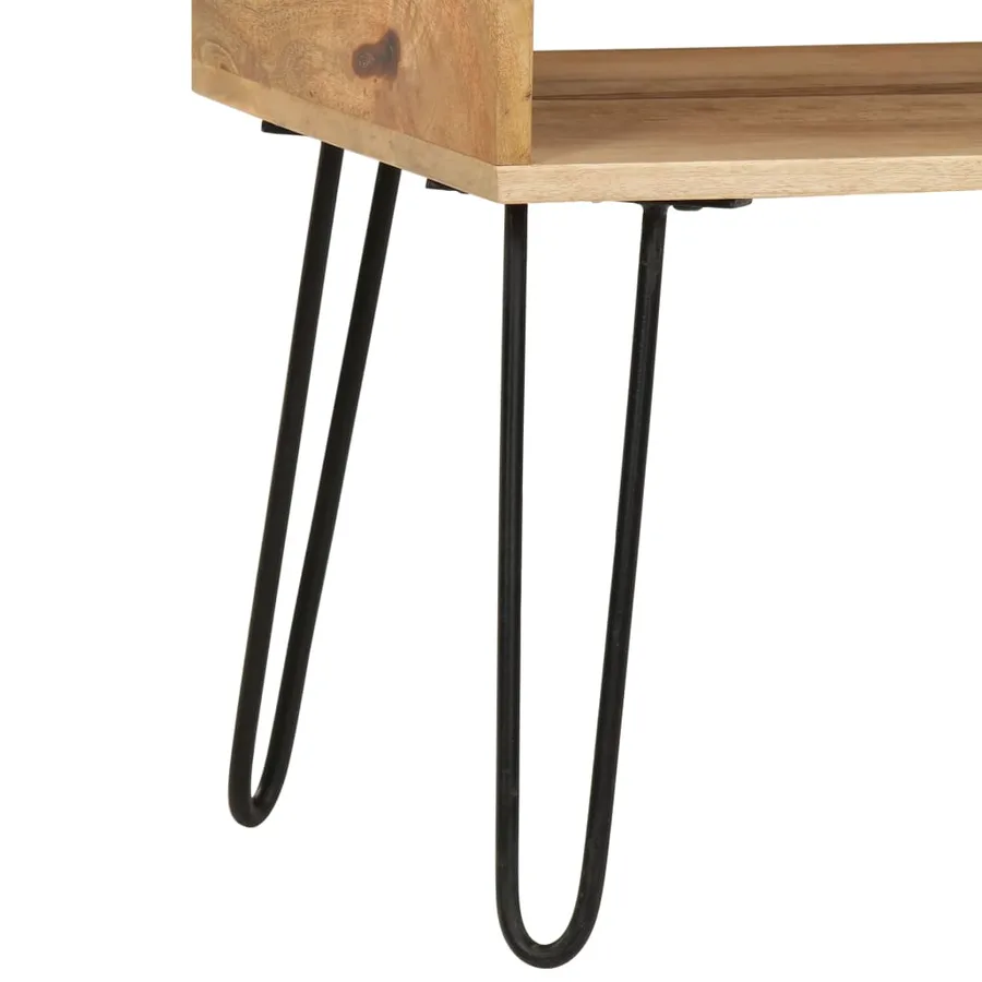Table basse Bois de manguier massif 100x60x45 cm - 8