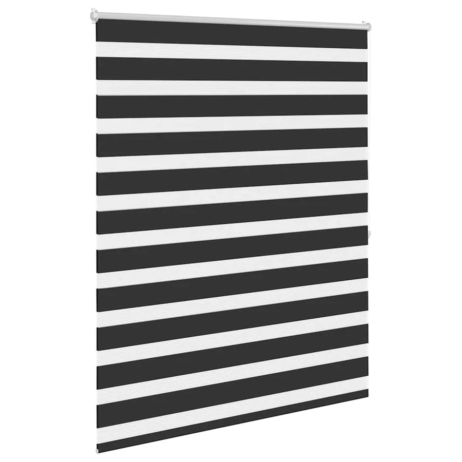 Store vénitien zébré 120,9 x 175 cm, largeur du tissu 116,7 cm, noir - 3