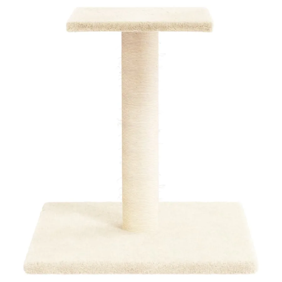 Arbre à chat avec plate-forme crème 38 cm - 3