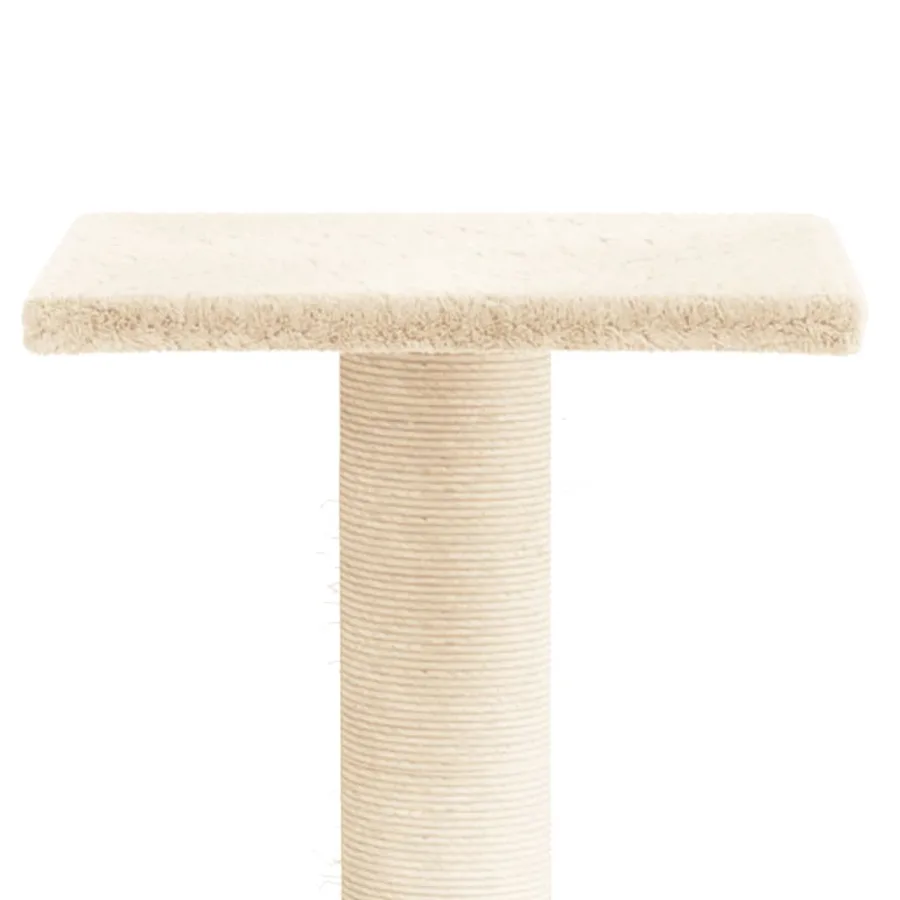 Arbre à chat avec plate-forme crème 38 cm - 4