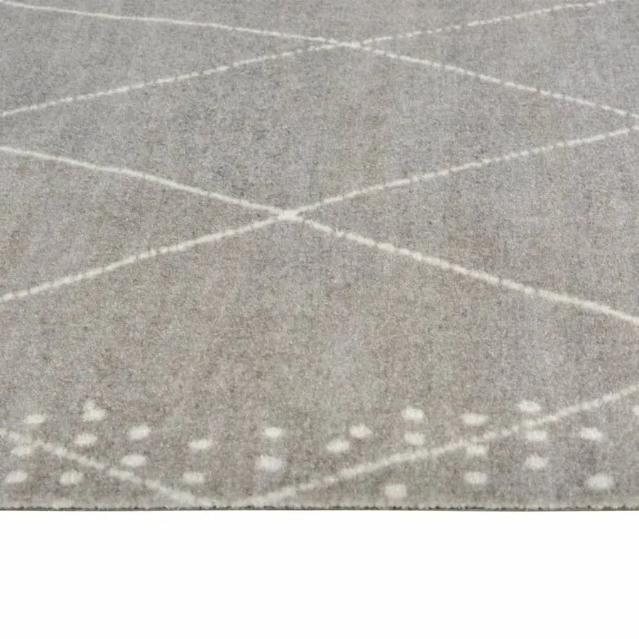 Tapis de cuisine lavable impression losange 45x150 cm velours - 4