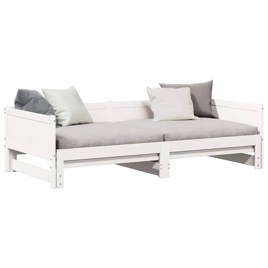 Lit Pull-out de Jour Blanc 203,5 x 184 x 56,5 cm - 2