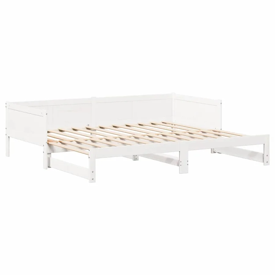Lit Pull-out de Jour Blanc 203,5 x 184 x 56,5 cm - 5