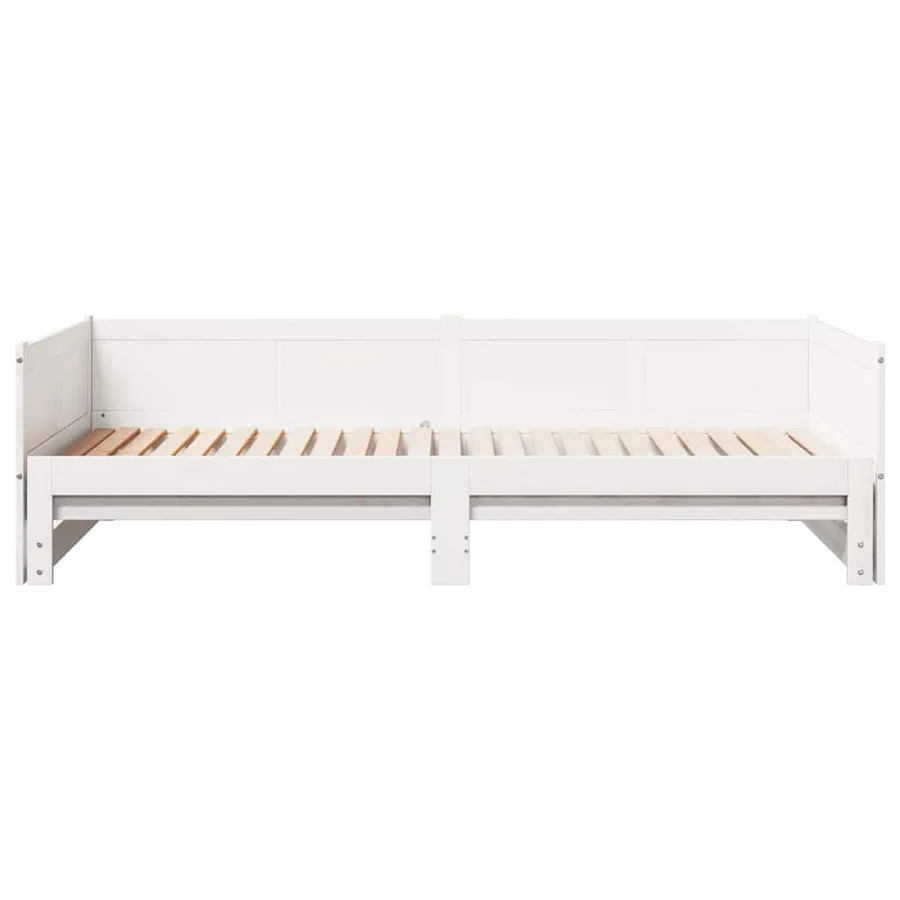 Lit Pull-out de Jour Blanc 203,5 x 184 x 56,5 cm - 6