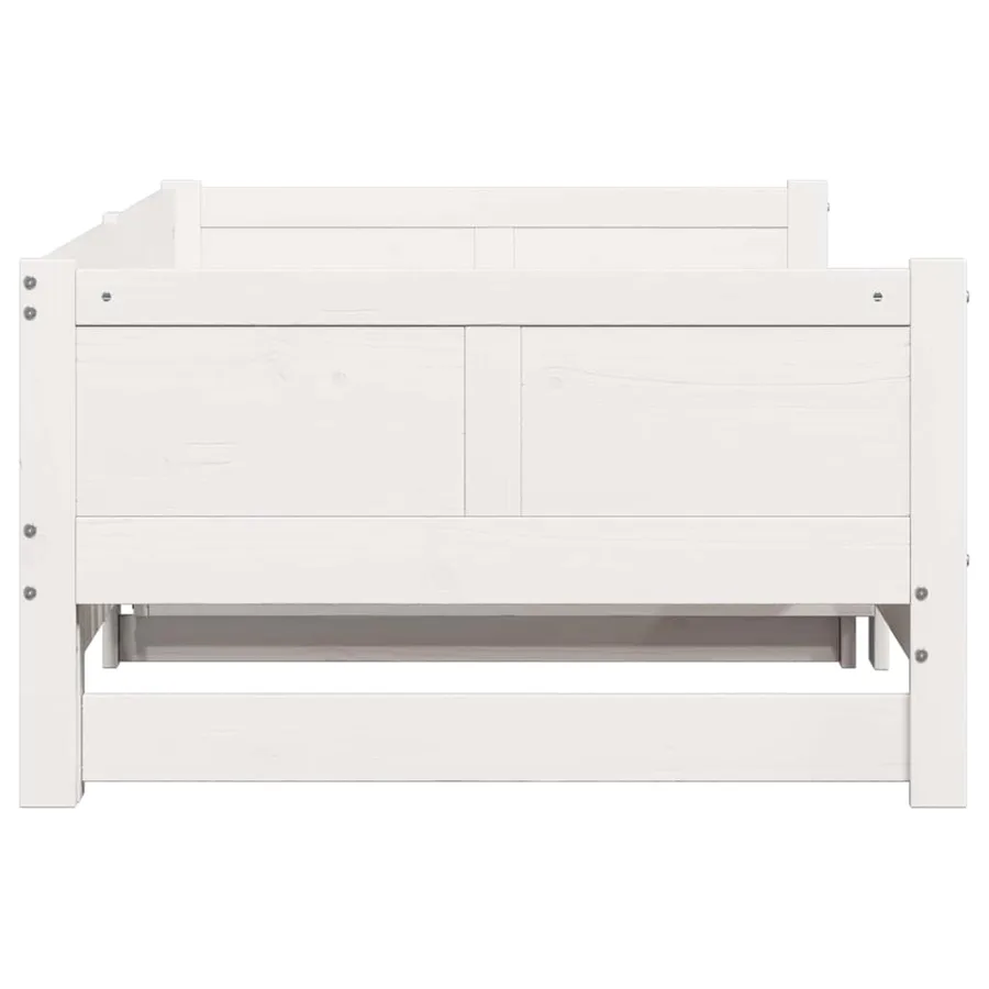 Lit Pull-out de Jour Blanc 203,5 x 184 x 56,5 cm - 7