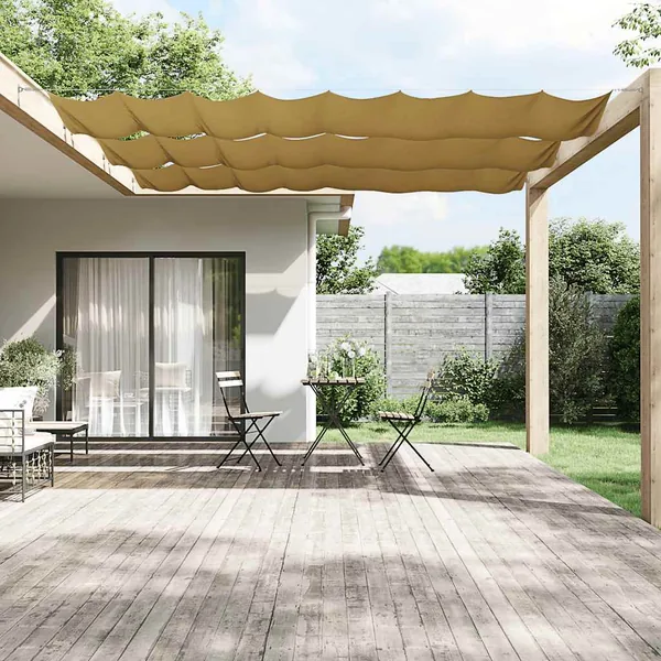 Auvent vertical Beige 140x1000 cm Tissu oxford