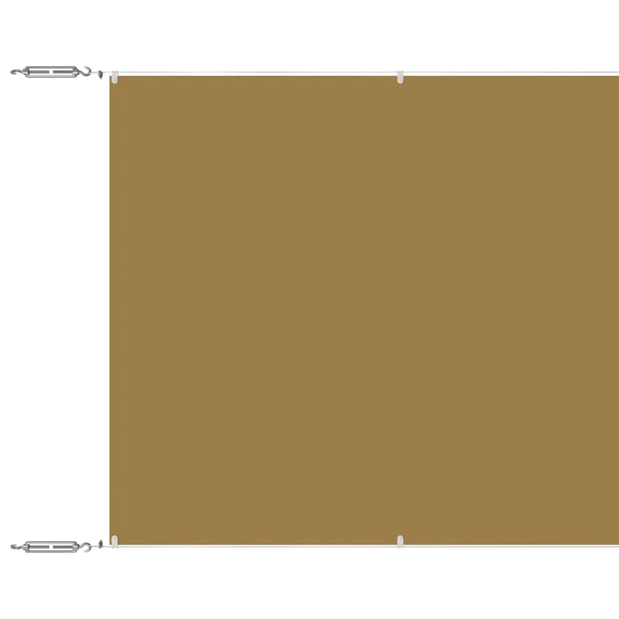 Auvent vertical Beige 140x1000 cm Tissu oxford - 2