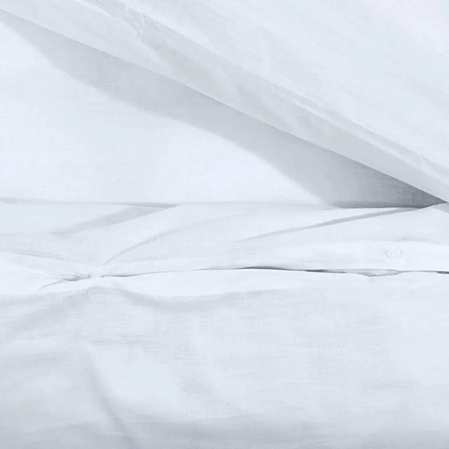Ensemble de housse de couette Blanc 260x240 cm Coton - 8