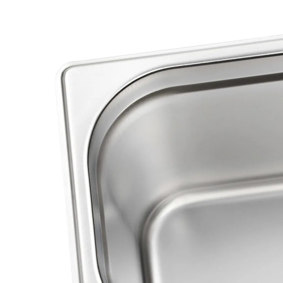 Récipients Gastronorm 4 pcs GN 1/3 200 mm Acier inoxydable - 7