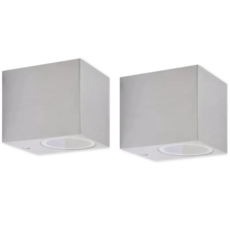 Applique murale d'extérieur en forme de cube 2 pcs - 2